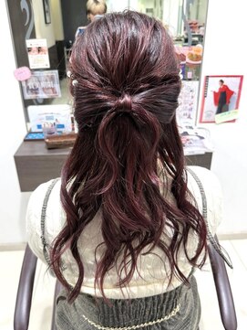 クロップ エス 茅ヶ崎本店(crop es) ライブ用ヘアアレンジ