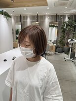 ステアケース 武蔵小杉店(stair:case)&nbsp;白髪ぼかしハイライト　ナチュラルベージュ　透明感カラー