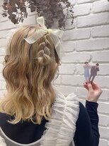 シーン 読売ランド前(SCENE)&nbsp;推し活ヘア/ハーフツイン/編み込み/ヘアアレンジ