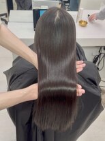 ベル 新宿店(Vel) 癖毛/暗髪ダークグレー/オリーブグレー/グレージュ/美髪縮毛矯正