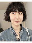 くせ毛風パーマ/フレンチショート/フレンチボブパーマ