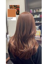 ヘアーアンドエステ サニープレイス(Hair&Esthe Sunny Place)&nbsp;ダブルカラーキャラメルブラウン