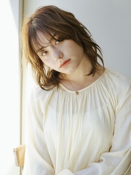 フレイムス ヘアアンドリラックス 戸田店(Frames hair&relax) 大人可愛いウルフミディ20代30代40代◎前髪あり小顔レイヤー戸田