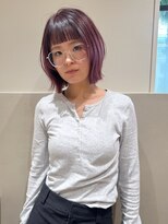 アクシス カリヤ(`AXIS KARIYA)&nbsp;ミルクティーブロンド/ダークブルー/デジタルパーマ/刈谷/安城