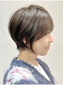 くびれショート/似合わせショート/白髪ぼかし