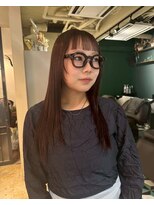 グッドフェローズ キタホリエ(GoodFellas kitahorie)&nbsp;自然な艶感カラー×ストレートロングレイヤーハイトーン
