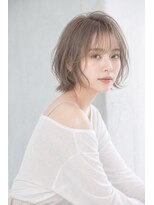 アーダーヘアーサロン 鯖江店(ADER HAIR SALON)&nbsp;柔らかアッシュ系抜け感ショートボブ