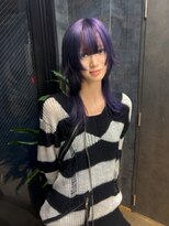 イリス 心斎橋(.elice)&nbsp;レイヤーカット×ラベンダーカラー