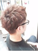 #アップバング#ふわクシャショート・Hommehair2nd