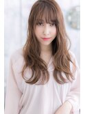 縦落ちウェーブの脱力系リラクシーロング