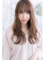 ヘアアンドビューティー ミック(Hair & Beauty miq)&nbsp;縦落ちウェーブの脱力系リラクシーロング