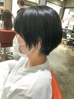 サロンドミルク 溝の口店(salon de MiLK) ストレートタッチのナチュラルショート