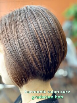 ハーモニックサロン キュア(harmonic salon Cure) ショートボブ