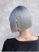 ペールカラーグラデーション／ミニボブ／髪質改善／艶髪