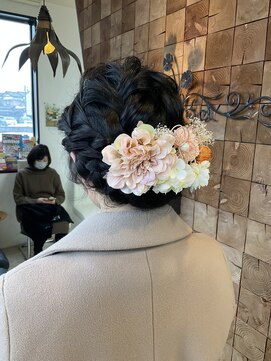 美容室 フラウ 横江店 成人式2022(13)