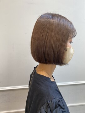 ネオリーブギンザ 銀座店(Neolive GINZA) 1番人気　ミニボブ　お手入れ簡単　水素カラー