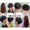 ヘアームサシ(Hair MUSASHI)のお店ロゴ
