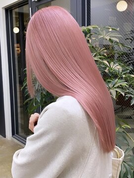 ソル オモテサンドウ 表参道 青山(SOL . OMOTESANDO) ダブルカラーピンクベージュベージュカラーケアブリーチレイヤー