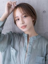 ポケット ヘア いわき泉テラス店(POCKET)&nbsp;王道センターパート＊くすみミルクティーベージュ