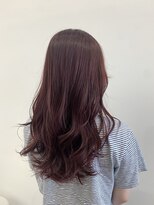 アドラーブル 長岡リバーサイド千秋店(adorable) ロングレイヤー×透明感チェリーピンク