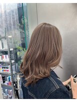 シェリ ヘアデザイン(CHERIE hair design)&nbsp;福岡 ブリーチ ベージュ グレージュ ダブルカラー ハイライト