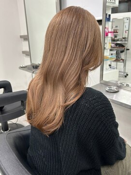 ベレーザ 渋谷(BELEZA) 8157ミルクティーアッシュベージュハイトーンカラーワンホンヘア