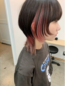 キューズ クラブ(cuz KLUB) 【cuzKLUB】ウルフレイヤー×ピンクカラー＊池袋