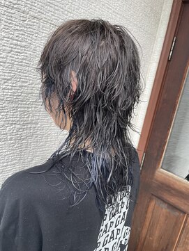 アーキヘアーカリス(archi hair charis) オリーブ×インナーネイビー