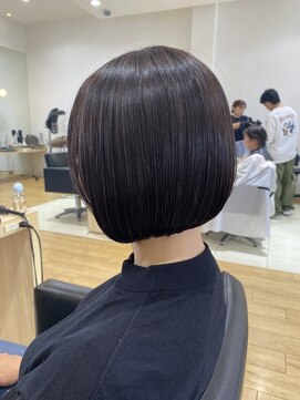 サラ 新宮店(SARA) 【福岡新宮】シンプルおしゃれなミニボブ 20代 30代 40代