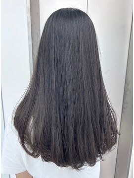 ビューナゴヤ 名駅(VIEW NAGOYA) 顔まわりカット/レイヤーカット/ロング/グレージュ/ウェットヘア