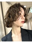 パーマボブパーマボブウルフパーマスパイラルパーマ