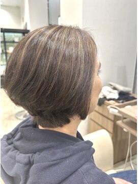 ディーボーイ 健軍店(D-BOY) ショートボブ/ハイライトカラー/ブラウン