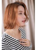 ミルクティーカラー外国人風エアリーボブTb9大宮20代30代40代