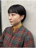 コンパクトボブ　ショートボブ