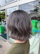 ブレンドバイハピネス(Blend by happiness)&nbsp;大人可愛い20代30代40代50代ウルフレイヤーボブ丸みショートボブ