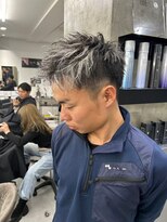 キング(K!ng) 縮毛矯正髪質改善ハイライトレイヤーカット枚方美容室エクステ