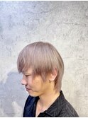 メンズにもおすすめ　やわらかシルバーカラー