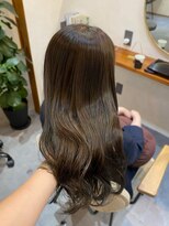 トワ(toi)&nbsp;ブリーチなし透明感カラー◎大人オリーブグレージュ