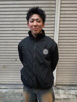 ハイセンス(HISENSE)&nbsp;メンズパーマスパイキーショートツイストスパイラル【GIA】