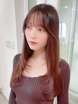 レア 表参道(L'ea) ミディアムヘア/暗めカラー/グランマッシュ/デザインカラー