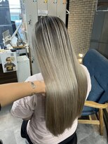 ラフ(LAFF)&nbsp;#着物#メルティーカラー#フェミニンロング#ウェーブミディアム