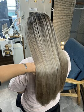 ラフ(LAFF) #着物#メルティーカラー#フェミニンロング#ウェーブミディアム