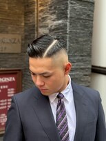 ヒロギンザ 大阪本店(HIRO GINZA)&nbsp;サイドパート×ハイスキンフェード