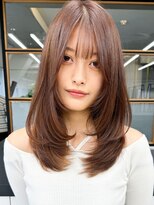 スタートウキョウ 渋谷(STAR TOKYO) 20代レイヤーカット◎抜け感シースルーバング×小顔