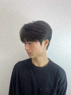 ステージ(STAGE) ダウンパーマ　ニュアンスパーマ　センターパート