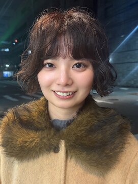 ミース(MIES) 似合わせボブ/パーマ／なんば／担者平井