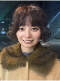 似合わせボブ/パーマ/なんば/担者平井