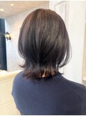 福山美容室Caaryくびれミディアム引き締めボブ20代30代40代
