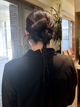 トリッカ シブヤ(TRICCA SHIBUYA) カチモリ/リボンヘア/タイトヘア/お呼ばれヘア