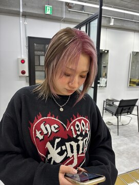 ディジョン(Dijon) 韓国顔まわりレイヤーカットグレージュオリーブベージュブラウン